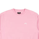 Pink Cotton Stock Logo Crewneck Sweatshirt