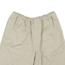 Stone Brushed Cotton Beach Elastic Waist Shorts