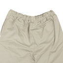 Stone Brushed Cotton Beach Elastic Waist Shorts