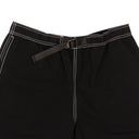 Black Cotton Ripstop Mountain Loose Shorts