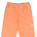 Orange Cotton Dyed Design Jogger Sweatpants