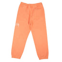 Orange Cotton Dyed Design Jogger Sweatpants
