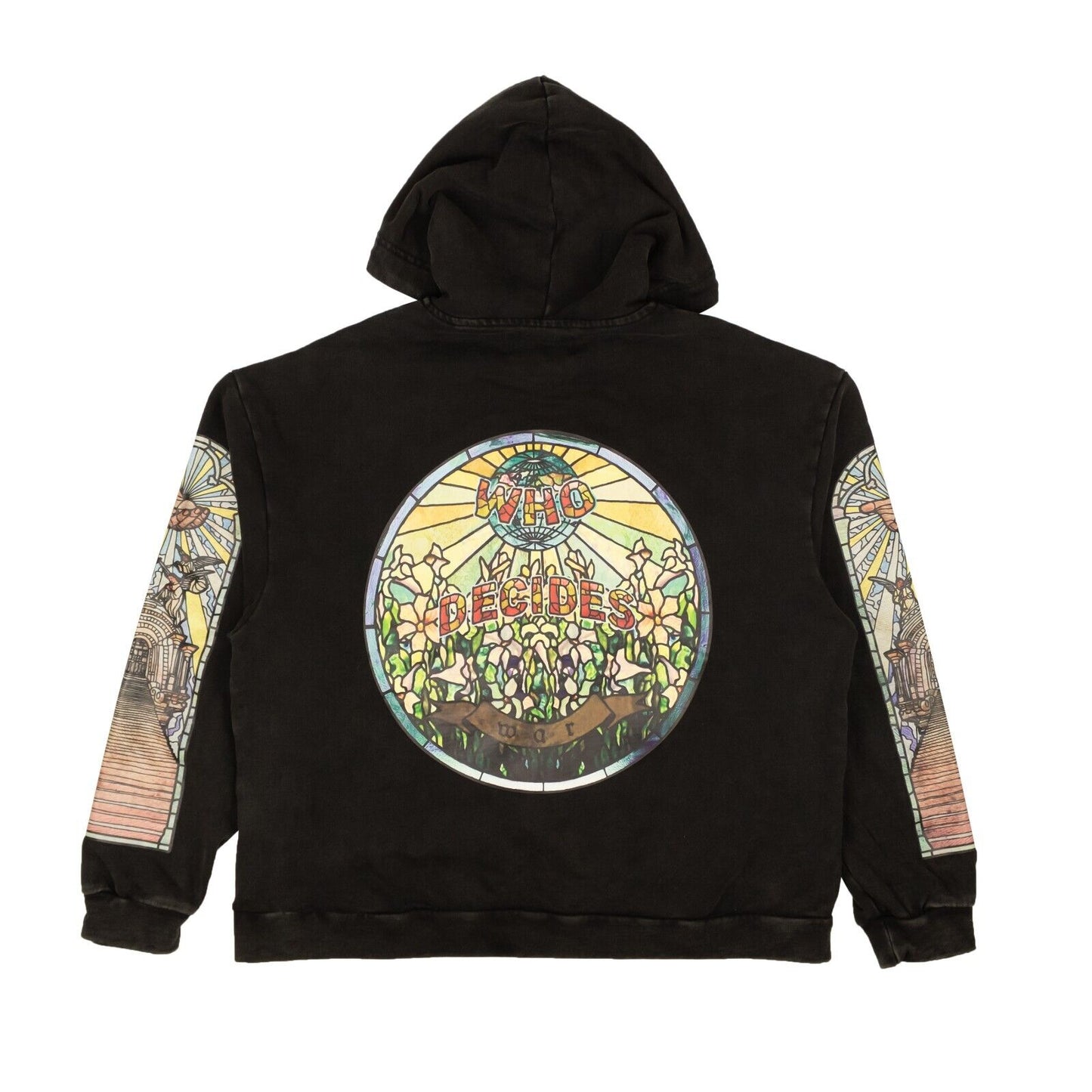 Black Coal Cotton The Door Hoodie