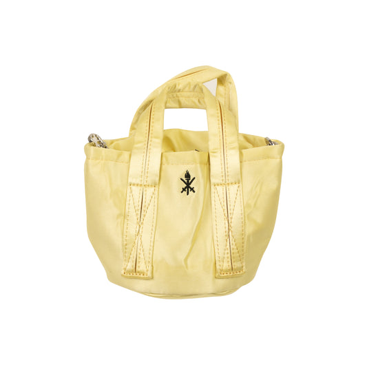 Opening Ceremony Satin Mini Bucket Bag - Yellow