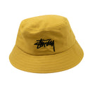 Stussy Contrast Stitch Label Hoodie - Gold