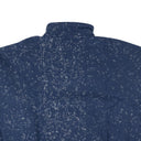 Royal Blue Spec Wool Half Zip Sweatshirt