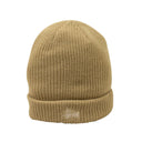Sand Tan Acrylic Logo Basic Cuff Beanie