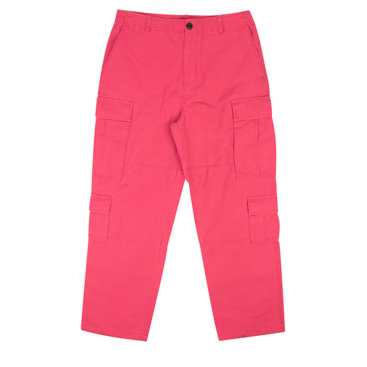 Stussy Magenta Cotton Ripstop Surplus Cargo Pants - Pink