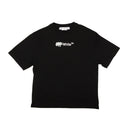 Black Spray Helvetica T-Shirt