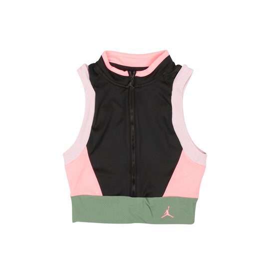 Jordan Heatwave Crop Top - Black/Arctic Pink/Green