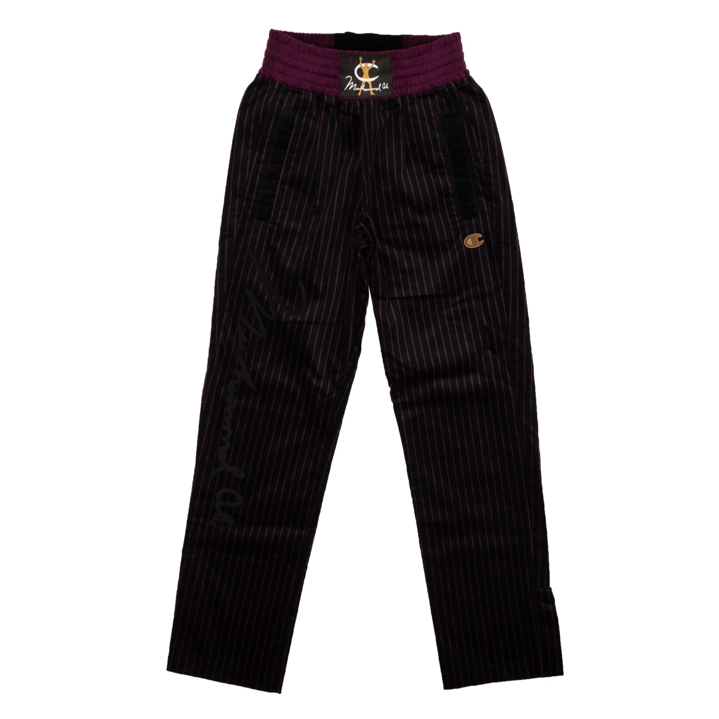 Champion X Muhammad Ali Signature Track Pants - Black/Burgundy