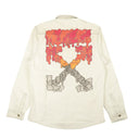 Off-White C/O Virgil Abloh Marker Denim Shirt - Dirty White/Red