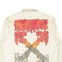 Off-White C/O Virgil Abloh Marker Denim Shirt - Dirty White/Red