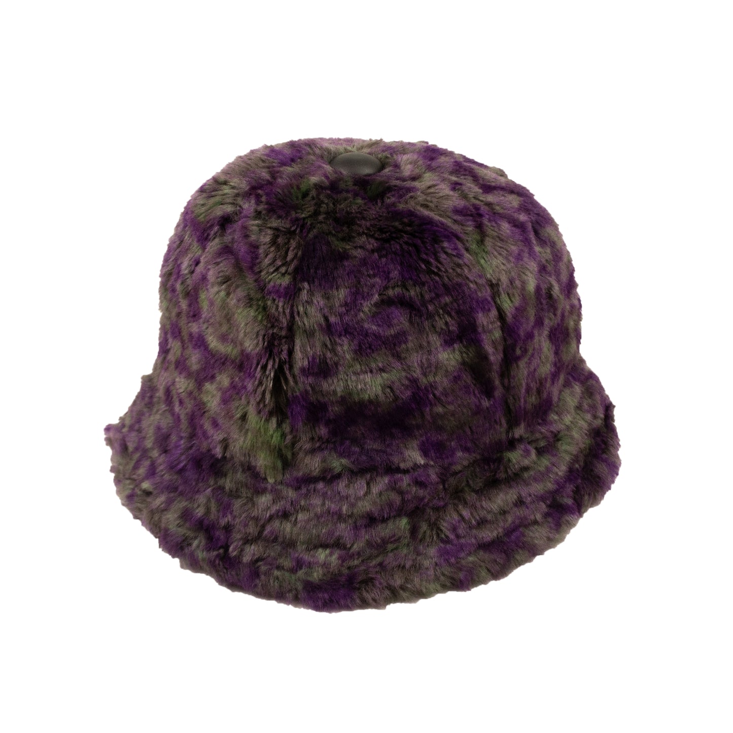 Needles Uneven Printed Faux Fur Bermuda Hat - Purple/Green