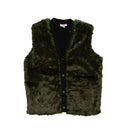 Opening Ceremony Leopard Faux Fur Vest - Multi