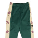 NWT KAPITAL Green Polyester Smooth Jersey Track Pants