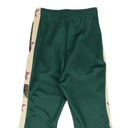 NWT KAPITAL Green Polyester Smooth Jersey Track Pants