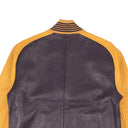 Purple And Gold Wool Award Logo Patches Jacket