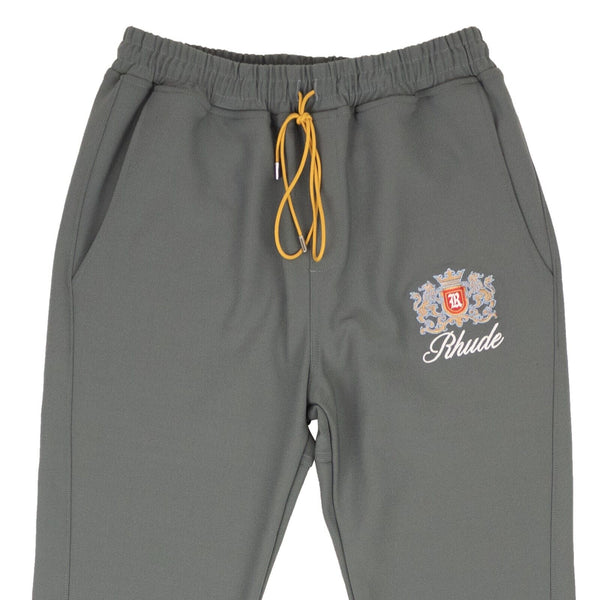 Teal Grey Cotton Brentwood Track Pants