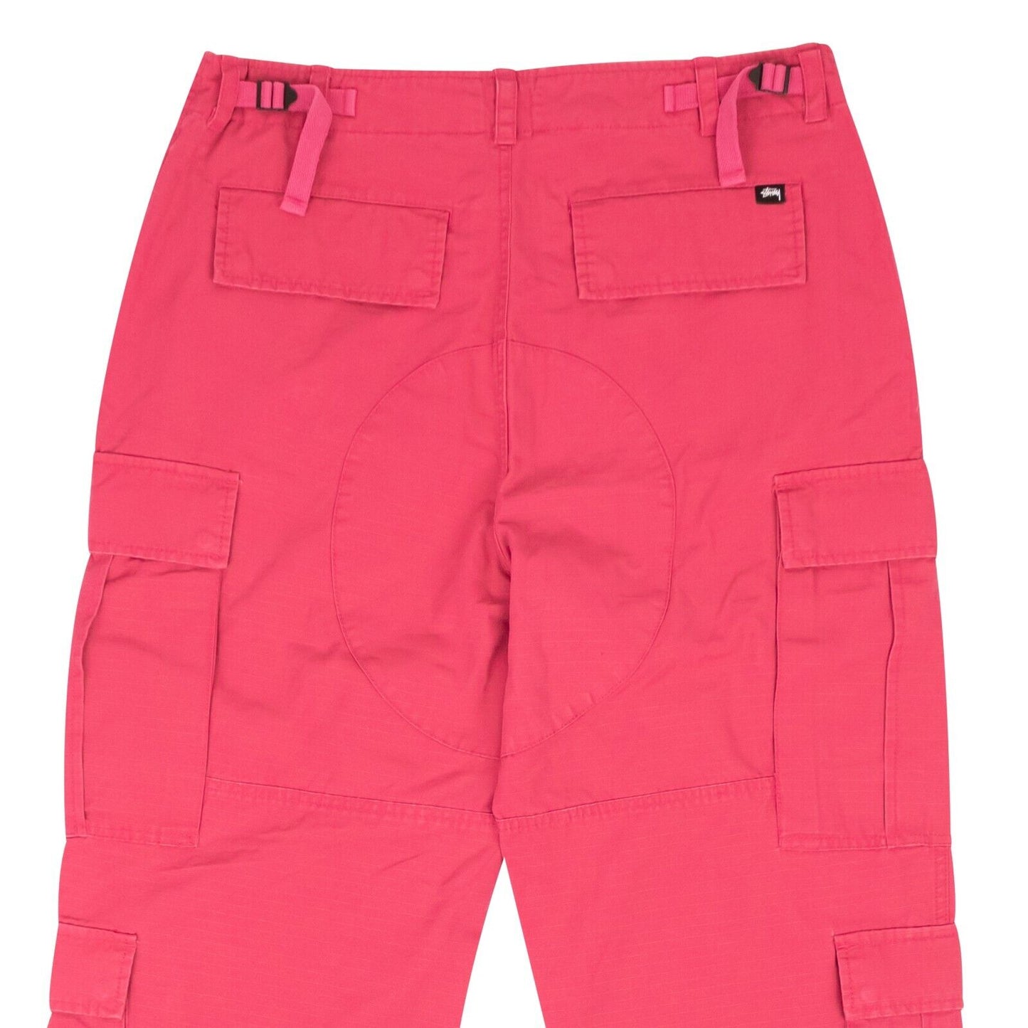 Stussy Magenta Cotton Ripstop Surplus Cargo Pants - Pink