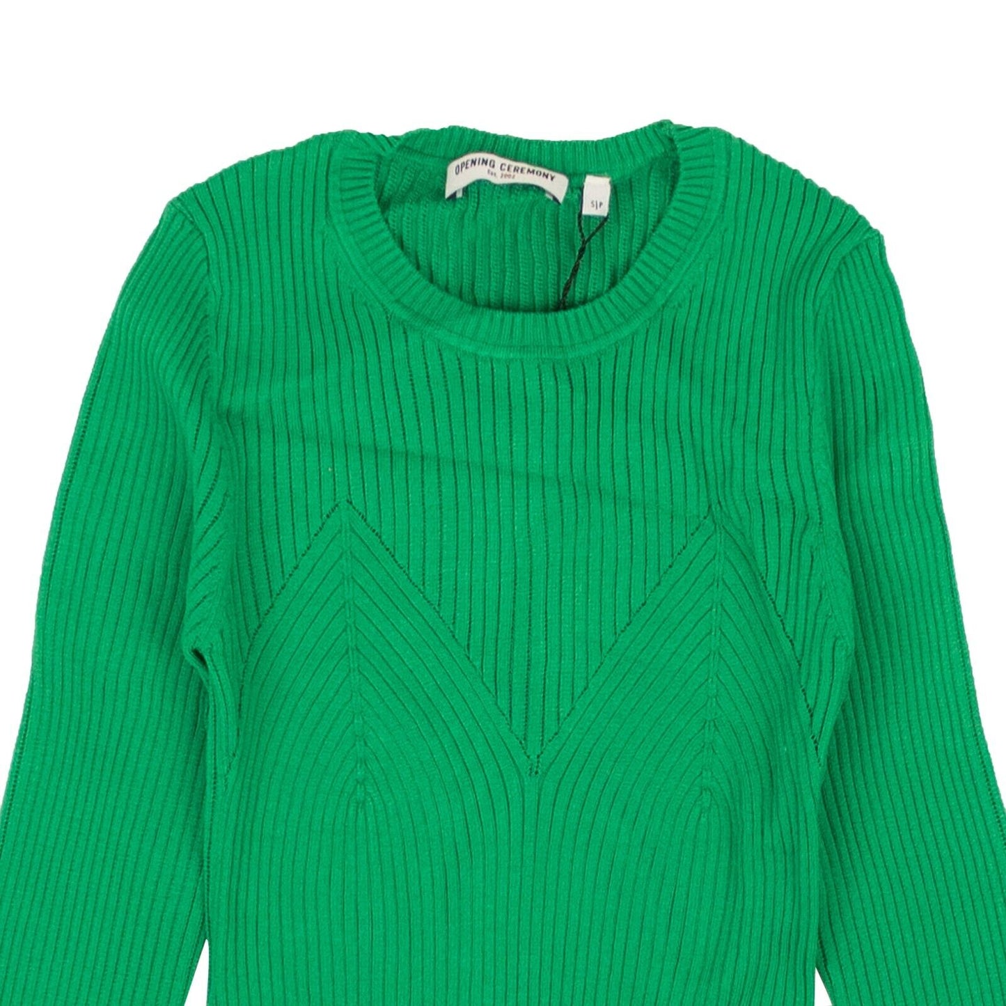 Opening Ceremony Rib Knit Sweater - Green