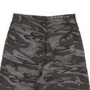 Men's Stone Black Polyester Camo Skater Shorts