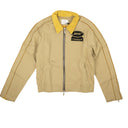 Tan Brown Cotton Twill Blouson Jacket