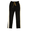 Black Rayon Boys Traxedo Joggers Pants