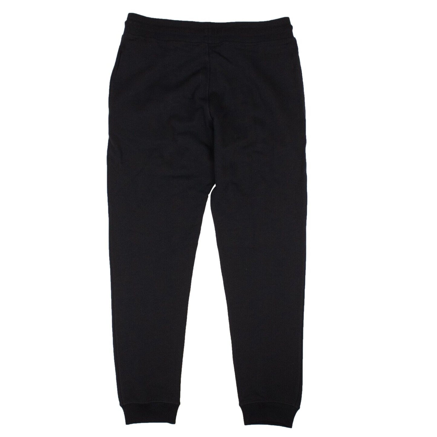 Navy Cotton Logo Patch Relax Fit Sweatpants