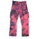 Fuchsia Tie Dye Cargo Pants