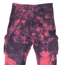 Fuchsia Tie Dye Cargo Pants