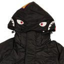 Black Shark Design Snowboard Down Jacket