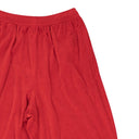 Men's Red Cotton Back Logo Track Pants