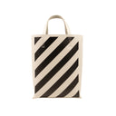 Off-White C/O Virgil Abloh Diag Hybrid Shop 28 Tote Bag - White/Black