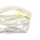 Silver Pump Disco Pouch