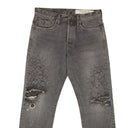 Washed Blue Cotton 3 Years Fade 14oz Denim Jeans