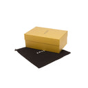 White & Orange Leather Rhecess Hi Top Sneakers