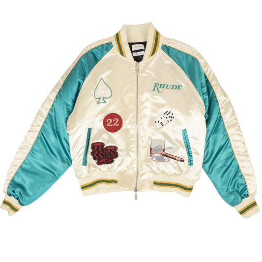 White Smoking Patches Jacket