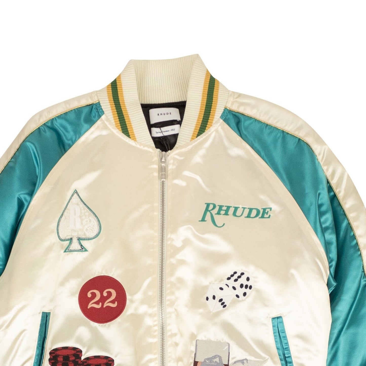 White Smoking Patches Jacket