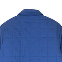 Blue Quilted Collared Shirt