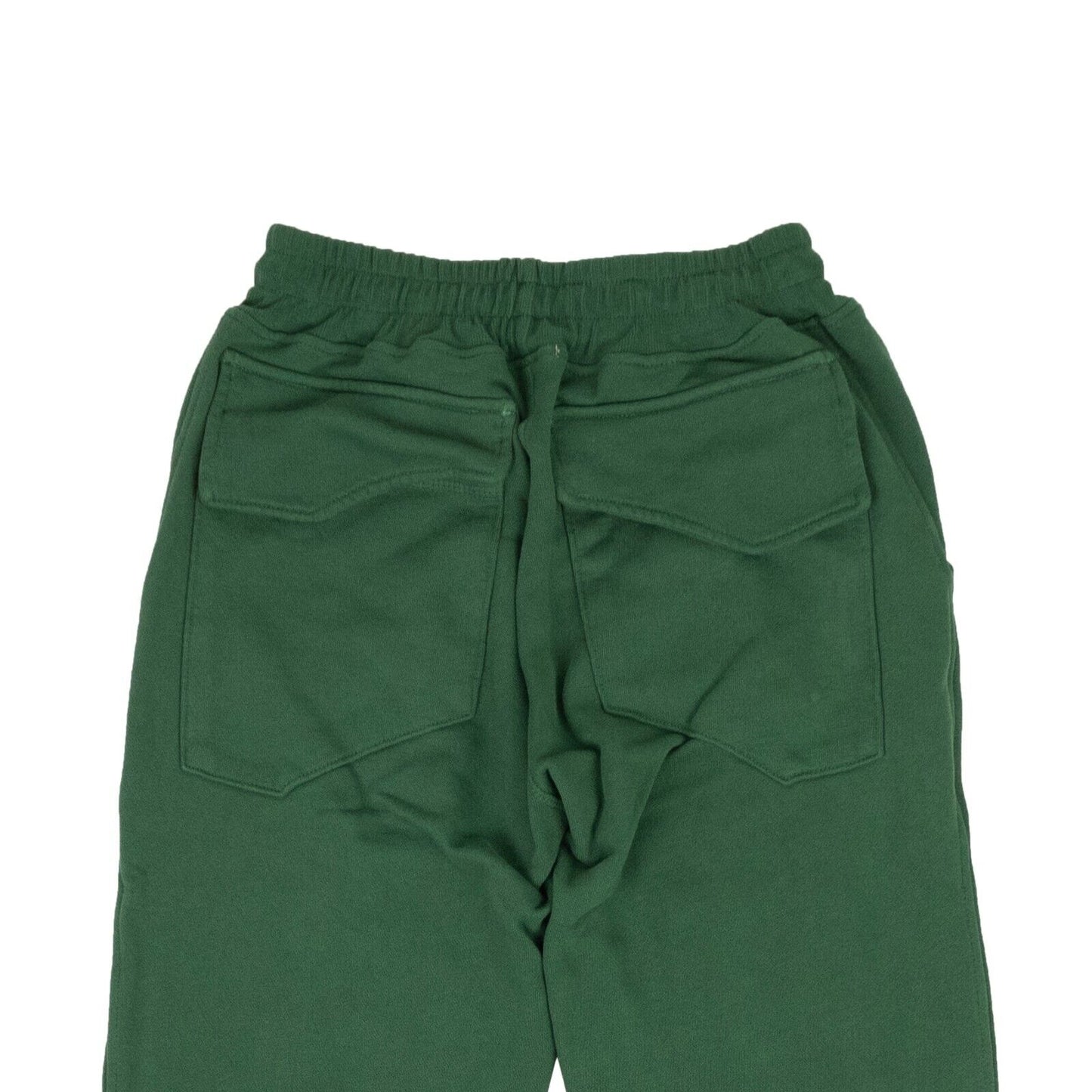 NWT RHUDE Forest Green Cotton Chenile Patch Sweatpants