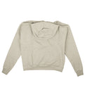 Heather Grey Cotton Layered Logo Hoodie