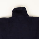 Navy Shetland Turtleneck Sweater