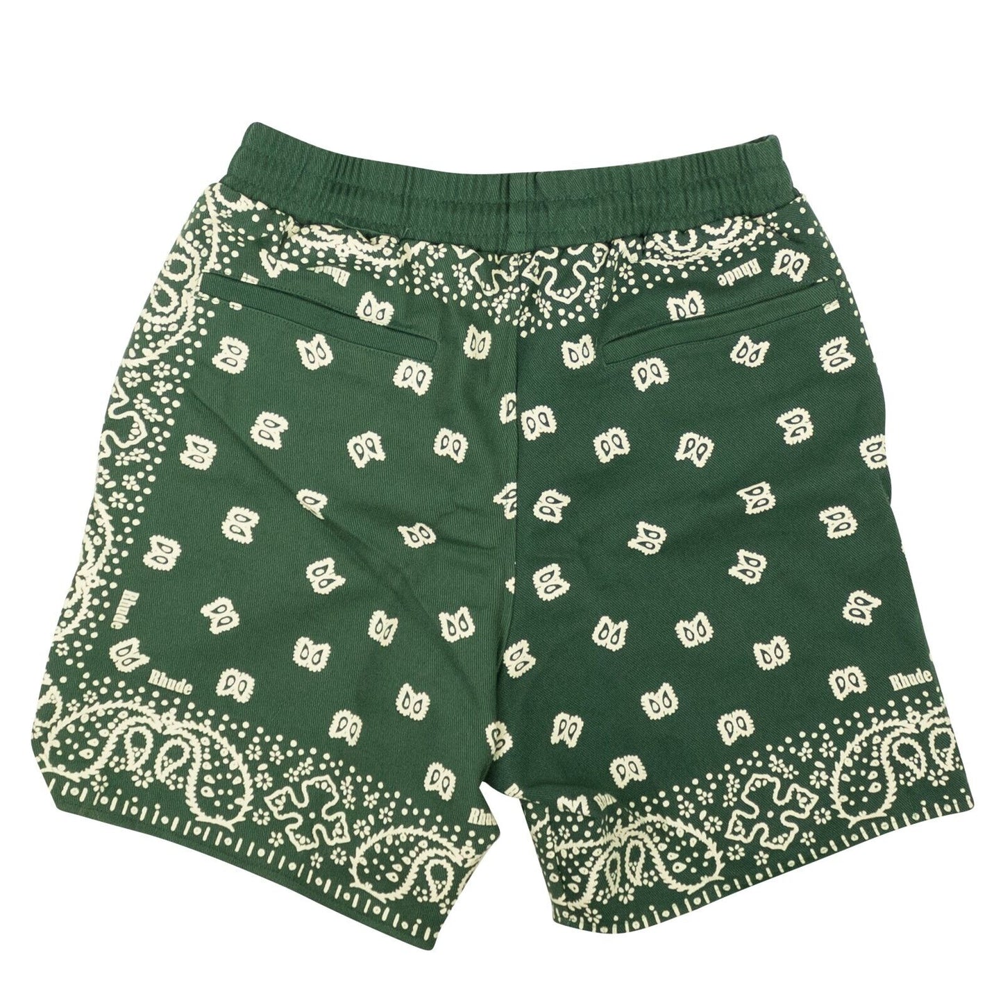 Rhude Bandana Print Short - Forest