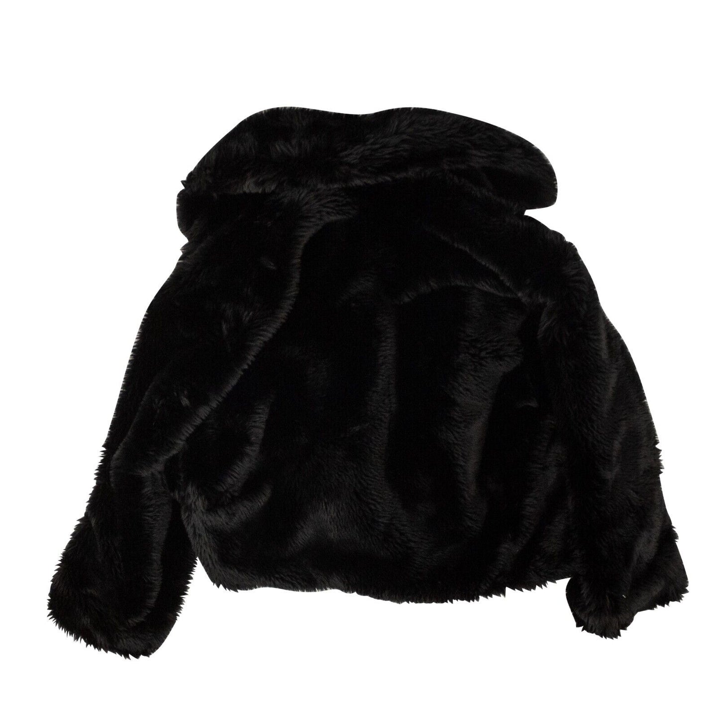 Black Vaudi Faux Fur Coat