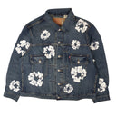 Dark Wash Type-2 All Over Wreath Denim Jacket