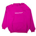 Women's Pink Copyright Cotton Hoodie