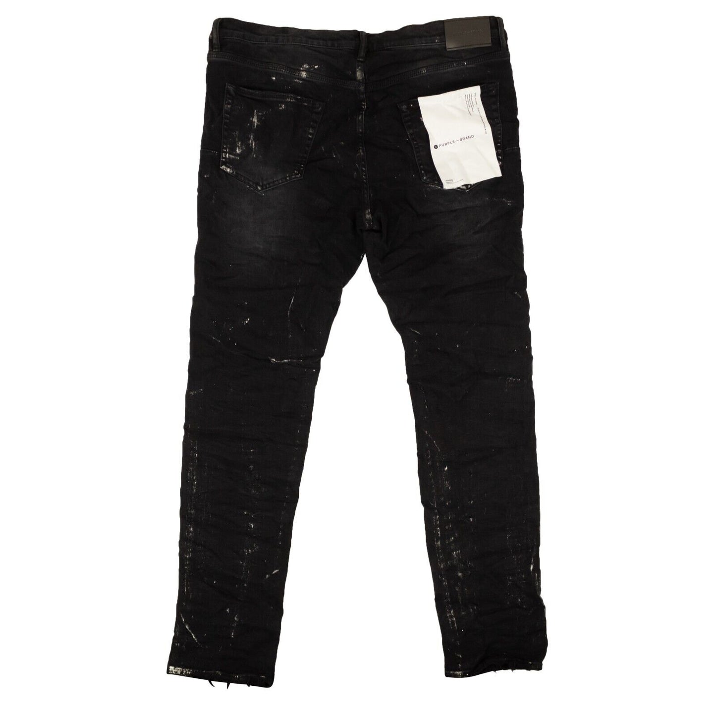 Purple Brand Metallic Jeans - Black/Silver