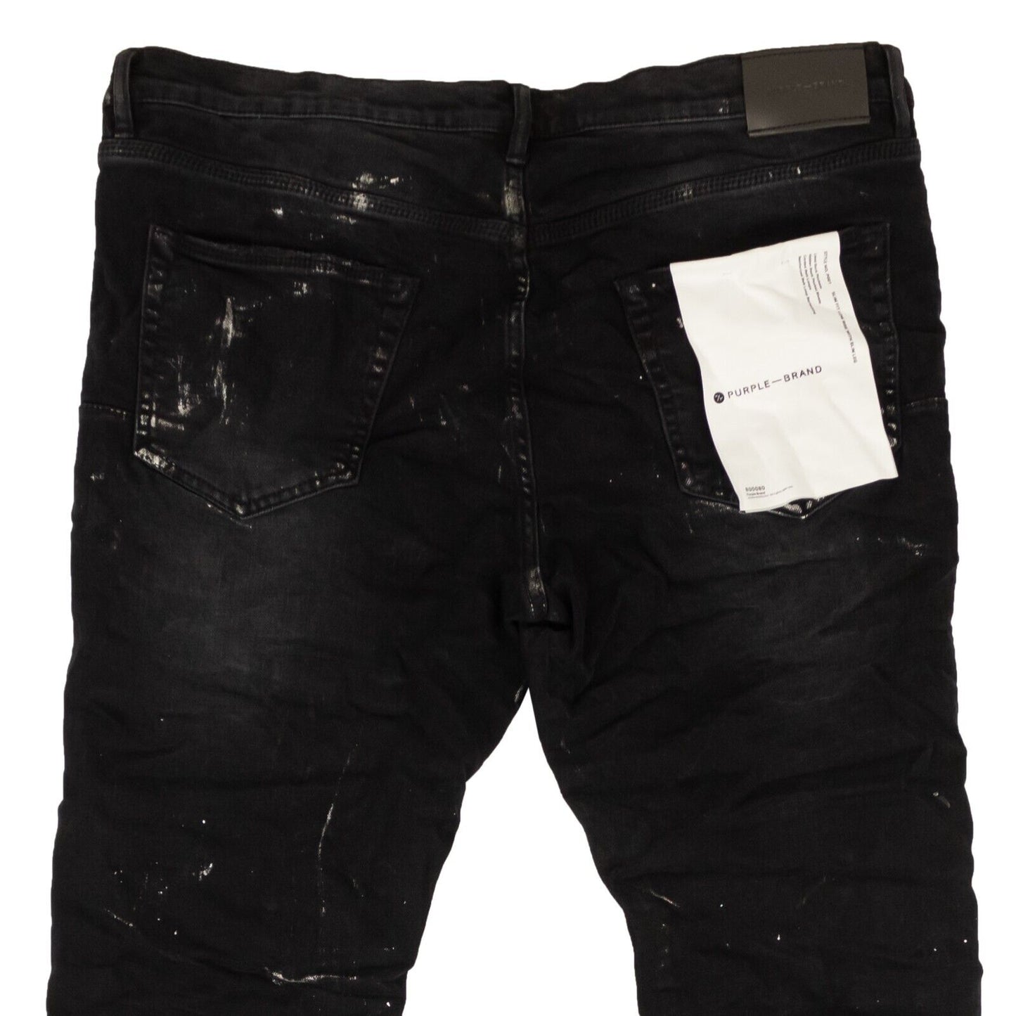 Purple Brand Metallic Jeans - Black/Silver