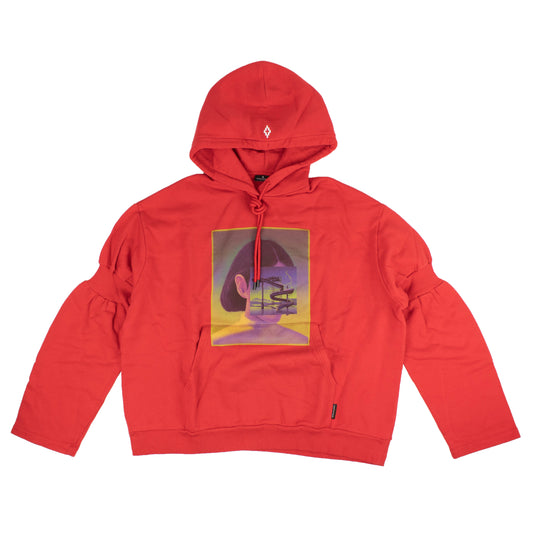 Marcelo Burlon Carousel Square Over Hoodie - Red
